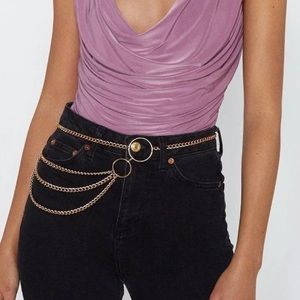 Nastygal Chain o ring belt